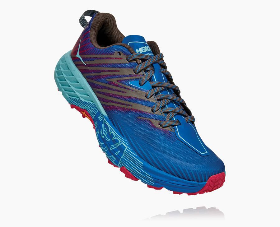 Tenis Hoka One One Trail Mujer Azules - Speedgoat 4 - FZEL87054